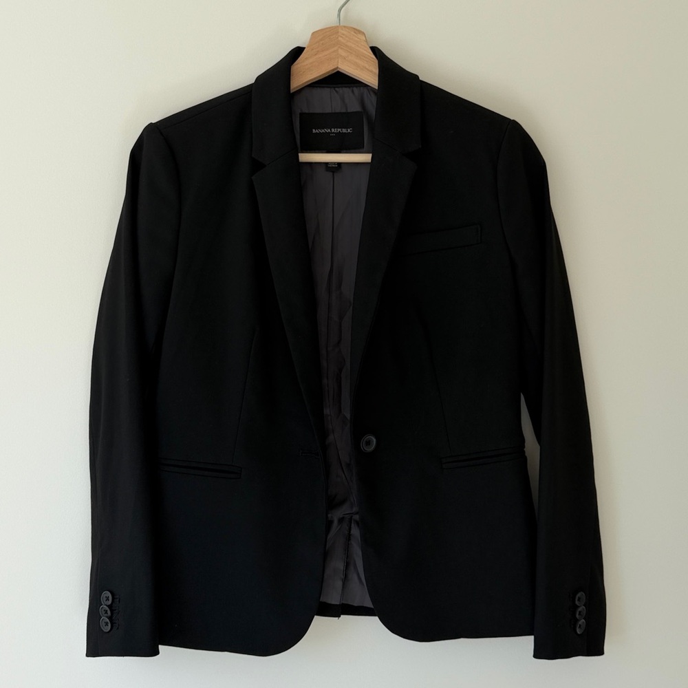 Banana Republic Black Suit Set